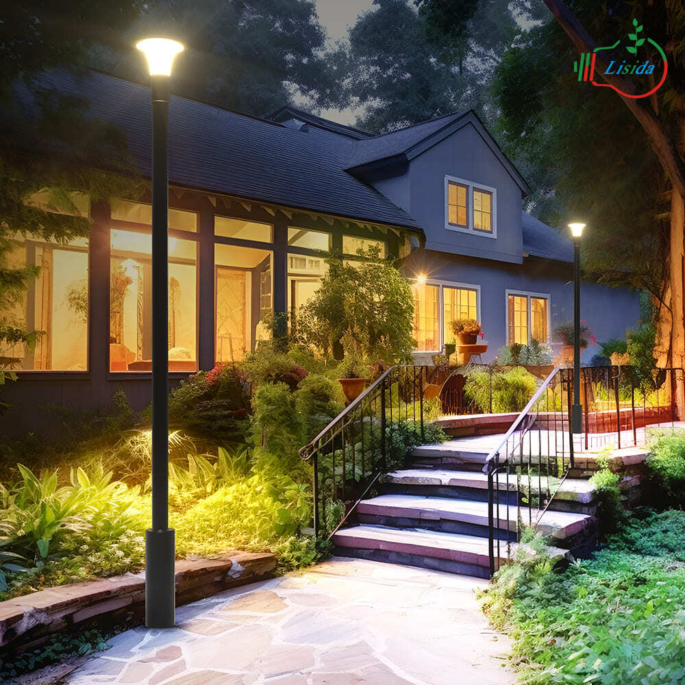 Diamond Solar Garden Light: One Fixture Three Installations