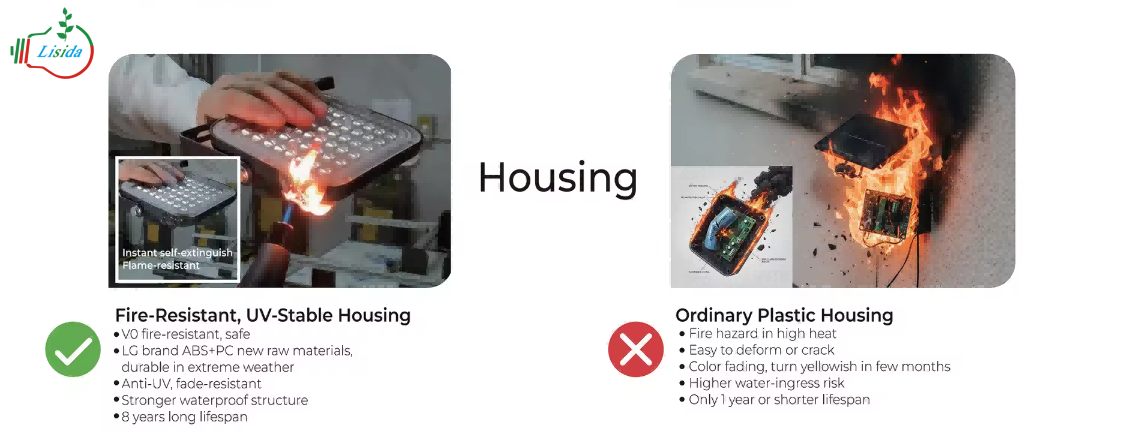 Fire-Resistant, UV-Stable Housing Fire-Resistant, UV-Stable Housing